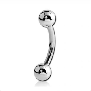 Titanium Curved Barbell